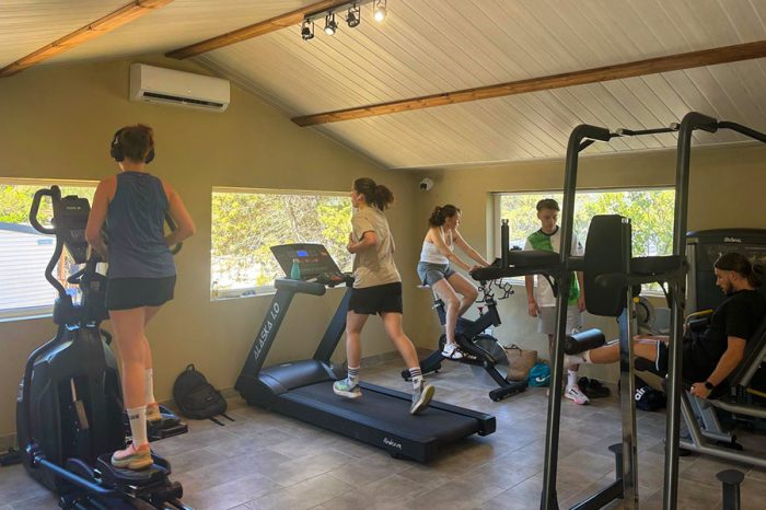 Camping Kevano Plage 4 étoiles Pianottoli Caldarello salle de sport