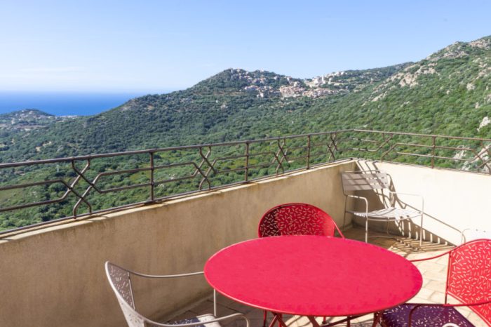 Hôtel d’hôtes Palazzu Pigna hôtel de charme vue terrasse chambre