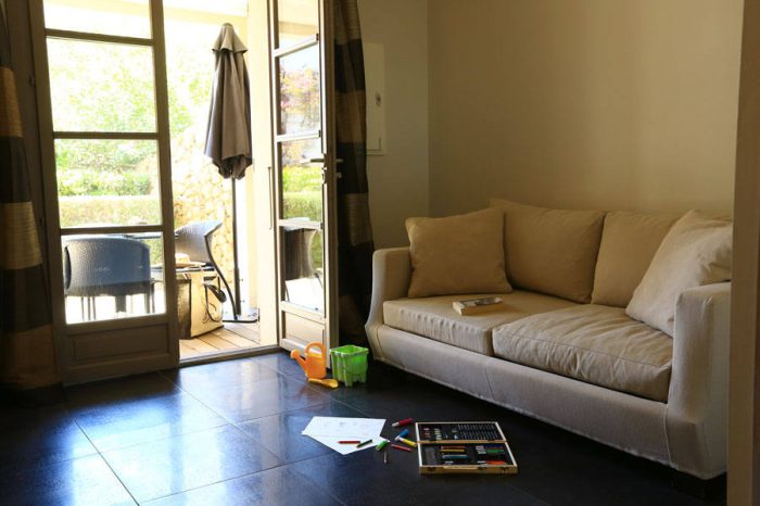 Hôtel Le Pinarello 4 étoiles Corse du Sud Suite Benedettu salon