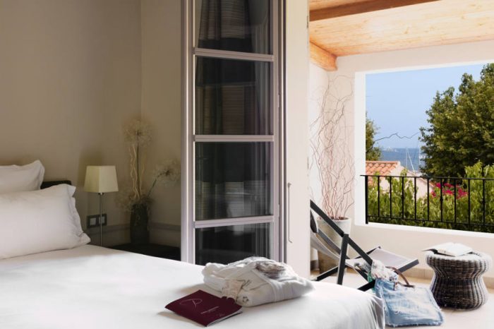 Hôtel Le Pinarello 4 étoiles Corse du Sud Suite duplex Rouf chambre