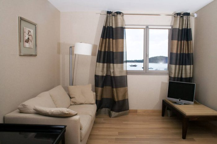 Hôtel Le Pinarello 4 étoiles Sud Corse Suite Pinarello coin Tv