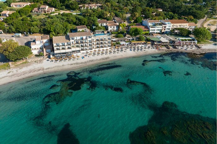 Hôtel Le Pinarello 4 étoiles Sud Corse Vue aérienne