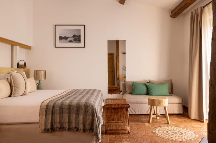 Hotel Les Bergeries de Palombaggia Corse - Chambre patio