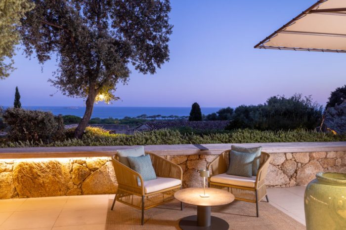 Hotel Les Bergeries de Palombaggia - Terrasse Suite Deluxe mer