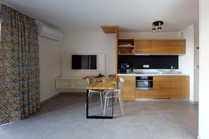 Hôtel-Résidence A Torra Vescovato Corse Coin cuisine studio