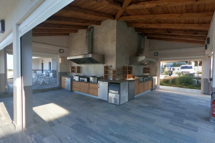 Hôtel-Résidence A Torra Vescovato Corse espace barbecue