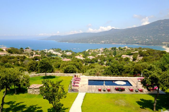 Résidence-Hôtel Aria Marina Propriano vue mer piscine