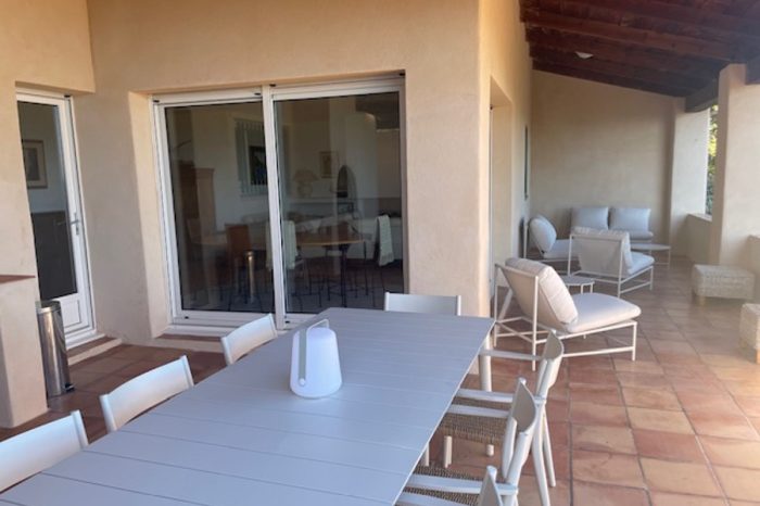 Villa Rossa Palombaggia grande terrasse